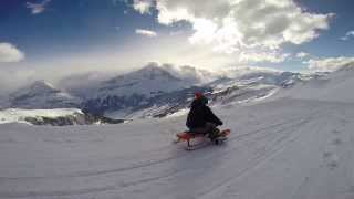 Grindelwald Schlittelbahn  Big Pintenfritz  Longest Sledding  Sledging Run in the World [upl. by Eddana]