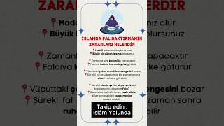 İSLAMDA FAL BAKTIRMANIN ZARARLARI NELERDİR [upl. by Rinee]