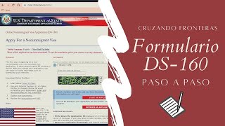 COMO LLENAR FORMULARIO DS160  2021 B1B2 [upl. by Holmun595]