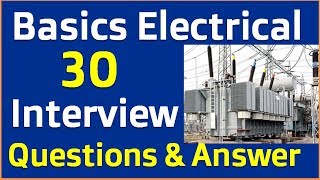 Electrical basics Interview question and answer in hindi  Electrical Interview Questions Answer [upl. by Caritta]