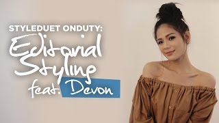 STYLEDUET ON DUTY Editorial Styling w Devon [upl. by Ejroj915]