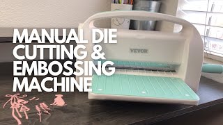 Manual Die Cutting amp Embossing Machine [upl. by Georgina]