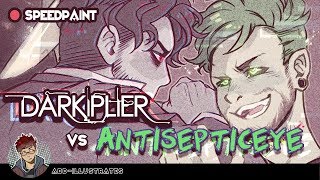 Darkiplier vs Antisepticeye  SPEEDPAINT [upl. by Nathanael202]