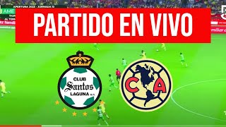 SANTOS vs AMERICA en VIVO LIGA MX  CLAUSURA 2024 [upl. by Anatlus45]