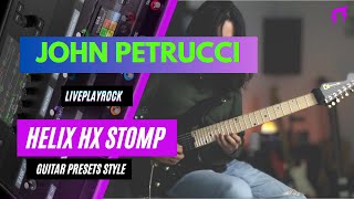 John Petrucci HELIX HX STOMP quotScarredquot Guitar preset style liveplayrock johnpetrucci jp [upl. by Anirda440]