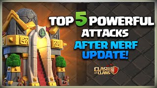 Top 5 BEST TH16 Attack Strategies YOU Need to Use After Update Clash of Clans from Resistance [upl. by Laurella662]