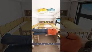 cramped and cozy bedroom design shorts animation [upl. by Adnwahsor]