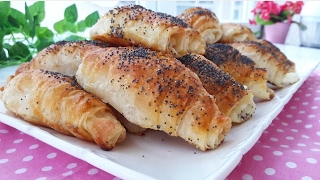 5 Dakikada Puf Puf Kabaran Çıtır Çıtır Olan Sodalı Börek TarifiBörek TarifleriGurbetinmutfagi [upl. by Aicirtak886]