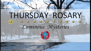 Thursday Rosary • Luminous Mysteries of the Rosary 💚 February 8 2024 VIRTUAL ROSARY  MEDITATION [upl. by Laaspere]