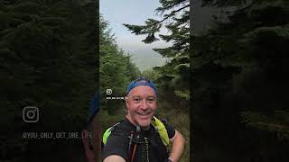 Solo 43km Adventure Wicklow Mountains shorts wicklowmountains trailrunning trailrun nature [upl. by Juback]