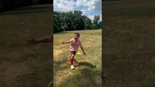 Amazing soccer free kick  Golaco Hereford Camp 2024 music milliondollarbaby soccer [upl. by Liss188]