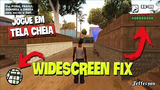 COMO COLOCAR GTA SAN ANDREAS EM TELA CHEIA 2024 [upl. by Wilbur]