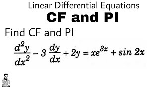 10 CF amp PI  Problem1  DIFFERENTIAL EQUATIONS OF HIGHER ORDER [upl. by Dualc]