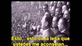 El pueblo en la plaza le pide leña a Perón para los especuladores Segmentos  15 de abril de 1953 [upl. by Ylrebnik]