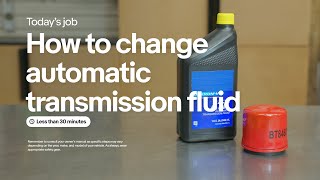 How to change automatic transmission fluid with eBay Motors [upl. by Eniamurt]