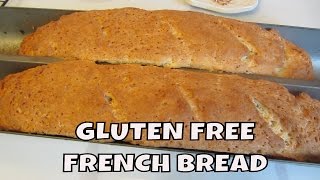 Gluten Free French Bread  Using Bobs Red Mill Flours [upl. by Ahtikal402]