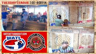 Hatchet Hangout  Axe Throwing St Pete WATL SEASON 3 HATCHET LEAGUE WEEK 6 [upl. by Hurst]