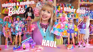 Vintage amp modern Barbie doll haul  90s Sindy Olmec Toys Imani and Barbie Extra [upl. by Tankoos]