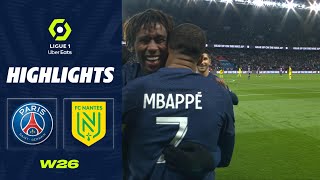 PARIS SAINTGERMAIN  FC NANTES 4  2  Highlights  PSG  FCN  20222023 [upl. by Akilak714]