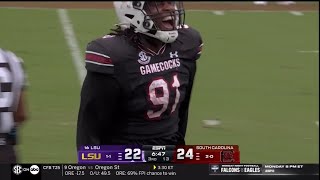 2024 USC vs LSU  Tonka Hemingway Sack [upl. by Yolane]