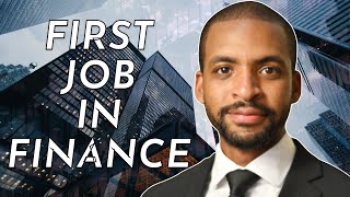 How to Get Your First Job in Finance without a Finance Degree [upl. by Hgielrak134]