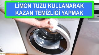 Çamaşır Makinesi Kazan Temizliğini Limon Tuzu Kullanarak Yapmak [upl. by Irved]