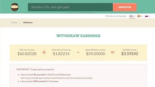 Shortest Earnings  Payment Proof [upl. by Jt854]