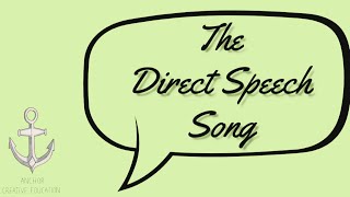 The Direct Speech Song Inverted Commas [upl. by Hally]