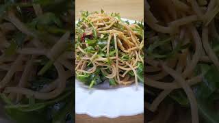 si daca azi e miercuri mancare de post  Veganer Spaghetti Salat vegan spagetti salad yummy viral [upl. by Hallam]