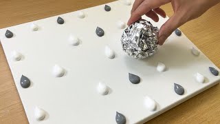 Aluminum Painting Technique for Beginners  Acrylic Painting [upl. by Reddy]