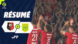 STADE RENNAIS FC  FC NANTES 3  1  Résumé  SRFC  FCN  20232024 [upl. by Anelac304]