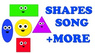 Shapes Song  abc Song  Finger Family  Plus More [upl. by Bobbe739]