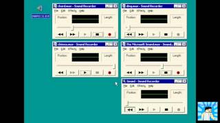 Fun with SNDREC32EXE Clown Staples [upl. by Anifur]