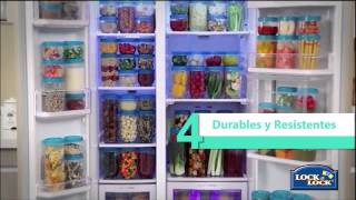 Envases para la organización de su refrigerador Interlock [upl. by Gladstone]