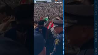 Protesters crash graduation ceremony at University of Michigan [upl. by Derf]