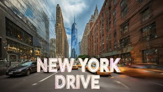 NEW YORK MANHATTAN DRIVE 4K GO PRO HERO 12 [upl. by Gleason530]