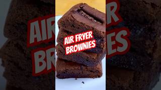 Air fryer Brownies with milk chocolate airfryer brownie shorts [upl. by Armillda]