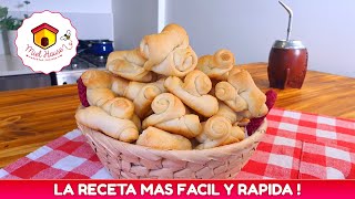 Cuernitos de grasa EN MINUTOS con pocos ingredientes RECETA FACIL [upl. by Arutak454]