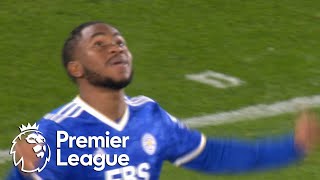 Ademola Lookman smashes Leicester City in front of Liverpool  Premier League  NBC Sports [upl. by Neelyar]