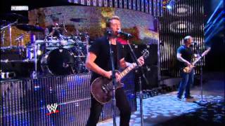 Nickelback Rockstar Live  wwe [upl. by Flower986]