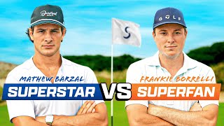 Mat Barzal vs Frankie Borrelli at Sebonack Golf Club [upl. by Yllrebmik177]