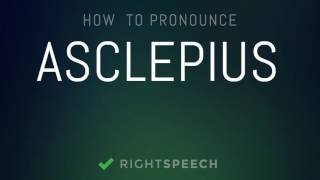 Asclepius  How to pronounce Asclepius [upl. by Annoyk]