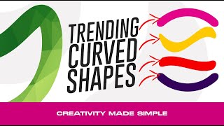 HOW TO CREATE CURVED SHAPES IN PHOTOSHOP [upl. by Aicertap]