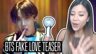 BTS 방탄소년단 FAKE LOVE TEASER 1 REACTION  Breaking down the teaser [upl. by Riem]