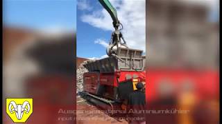 HAMMEL Vorbrecher 750 DK  Alukühler primary shredder  Aluminium [upl. by Atiuqet]