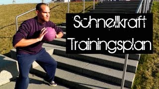 Ganzkörper Schnellkraft und Schnelligkeitstraining Krafttraining Trainingsplan Athletik [upl. by Philipines703]