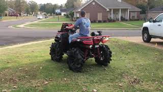 2010 Kawasaki Brute Force 750 first ride [upl. by Halik]