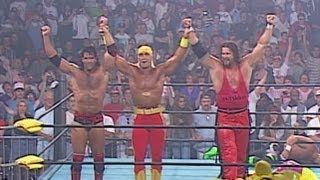 Randy Savage Sting amp Lex Luger vs Hulk Hogan Kevin Nash [upl. by Ginger9]