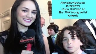 Every Witch Ways Jason Drucker Interview With Alexisjoyvipaccess  2016 Young Artist Awards [upl. by Basia419]