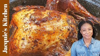 Roast Turkey  Easy StepbyStep Recipe to make the BEST Slow Roast Turkey [upl. by Oderfliw]